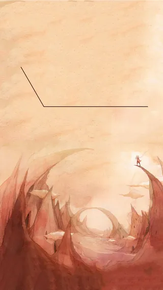 粉色山峰渐变H5背景素材高清