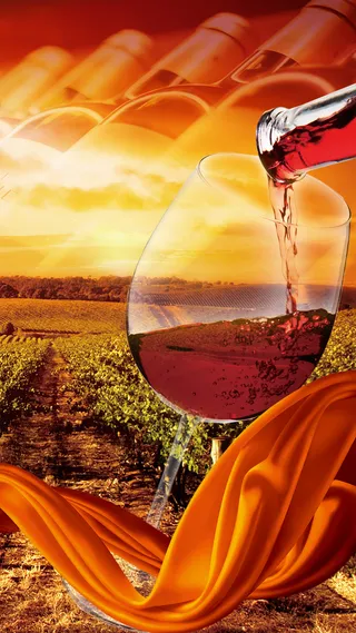 红酒促销狂欢H5背景高清