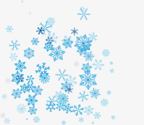 精美雪花免抠