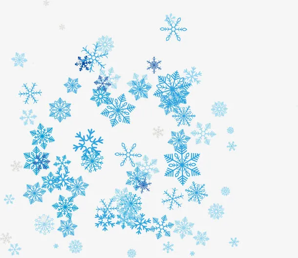精美雪花免抠