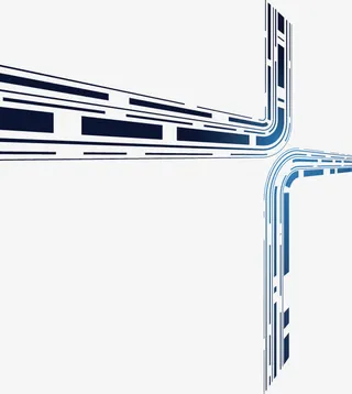 抽象几何曲线线条免抠