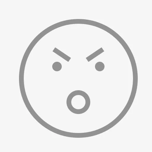 生气眉毛面对口打开hawcons免抠