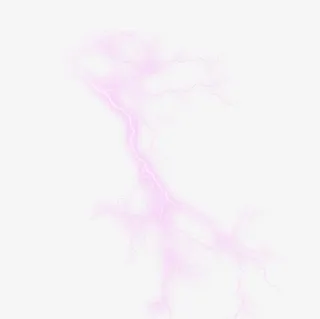 手绘枚红色闪电免抠图免抠