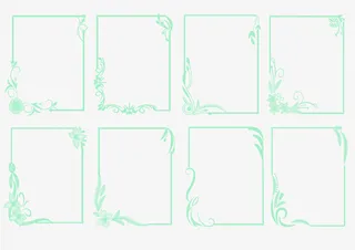 花纹边框免扣免抠