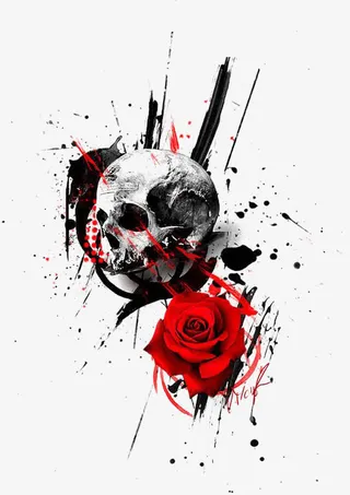 创意骷髅头免抠