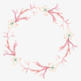 小清新植物花环14免抠