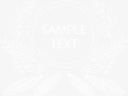 羽毛小清新LOGO设计免抠