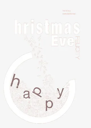 平安夜海报设计免抠