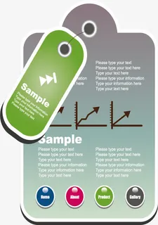 商品促销吊牌免抠