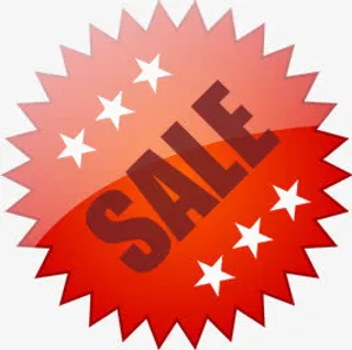 正品促销特价标签免抠