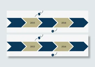 箭头标签时间轴.免抠