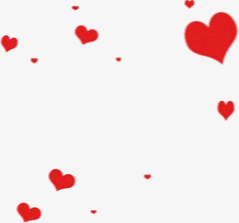 浪漫爱心飘落免抠