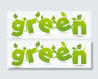 春天spring英文字母免抠