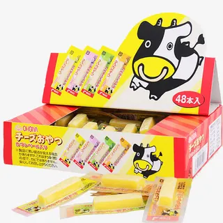 日本扇屋鳕鱼奶酪条芝士条免抠