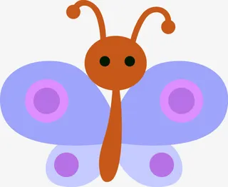 卡通昆虫矢量PNG图免抠