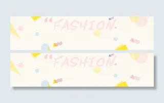 卡通小清新背景banner装饰高清