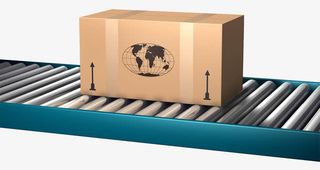 快递物流运输中心免抠