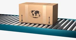 快递物流运输中心免抠