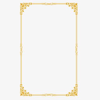 边框元素剪纸花纹中式边框装饰元素免抠