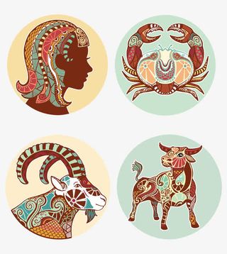 艺术12星座免抠