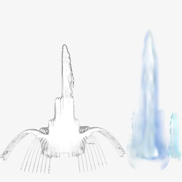 水柱png元素免抠