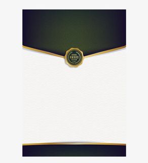 黑色简约封面边框纹理免抠