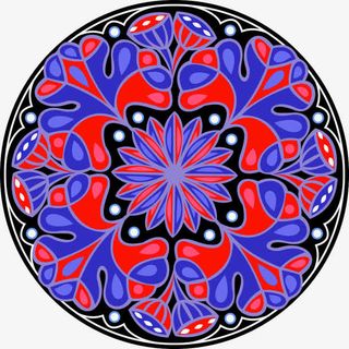 民族风圆形图案免抠