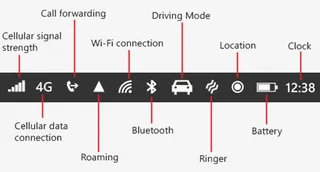 手机信号栏标志免抠