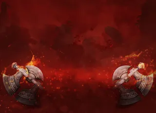 红色战场主页装修免抠