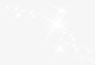 白色光效星光彩绘风格免抠