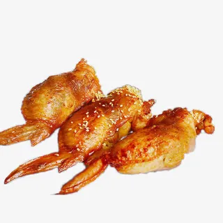 黄金芝麻鸡翅包饭免抠