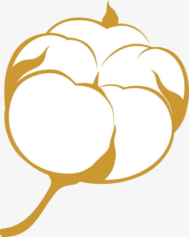 矢量卡通棉花图案免抠手绘/卡通卡通元素