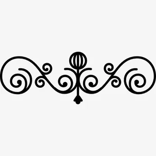 螺旋形的藤蔓图标免抠