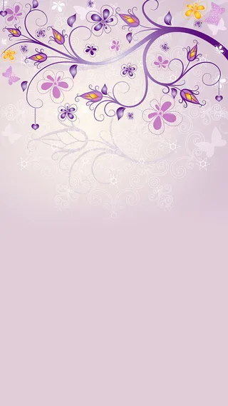 淡紫色清新风格H5背景高清