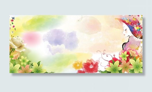 春季新品促销背景高清