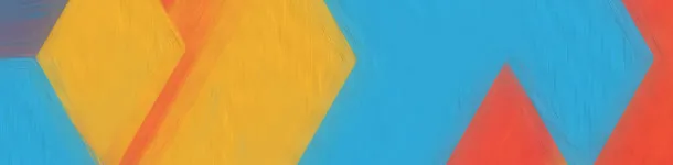炫彩多边形banner背景