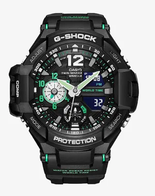 卡西欧运动天然树脂男表免抠