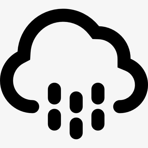 雨天气符号图标免抠