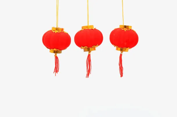 春节红色灯笼免抠