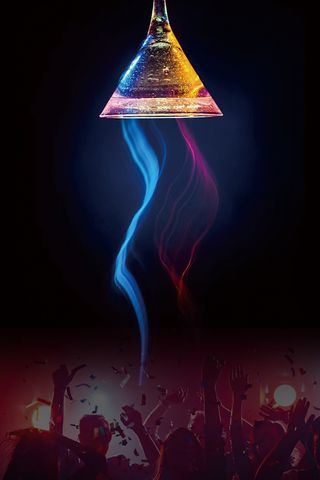 夜场招聘海报背景素材高清