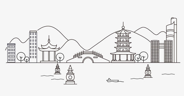 线条 边框，透明元素免抠