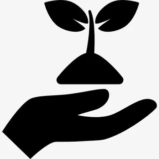 手举着一个萌芽图标免抠 手举着一个萌芽图标免抠