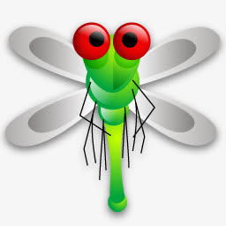 卡通蜻蜓免抠