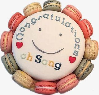 卡通马卡龙蛋糕免抠