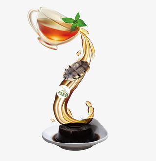 健康龟苓膏小零食素材免抠