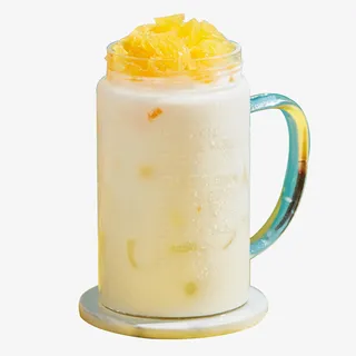 奶茶果汁 鲜橙冻免抠