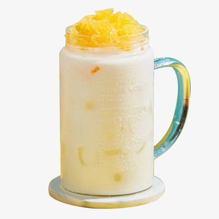奶茶果汁 鲜橙冻免抠