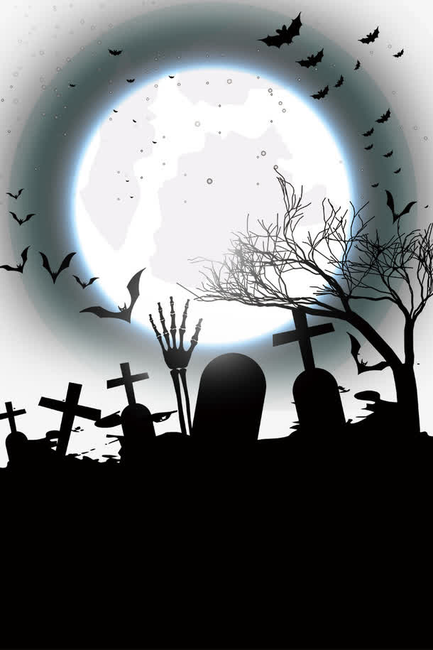 万圣节恐怖城堡免抠