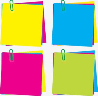 手绘便利贴免抠