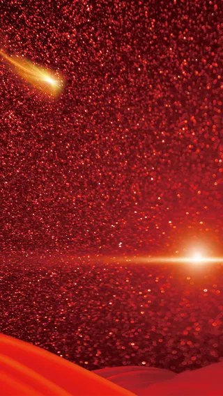 红色炫彩H5背景高清